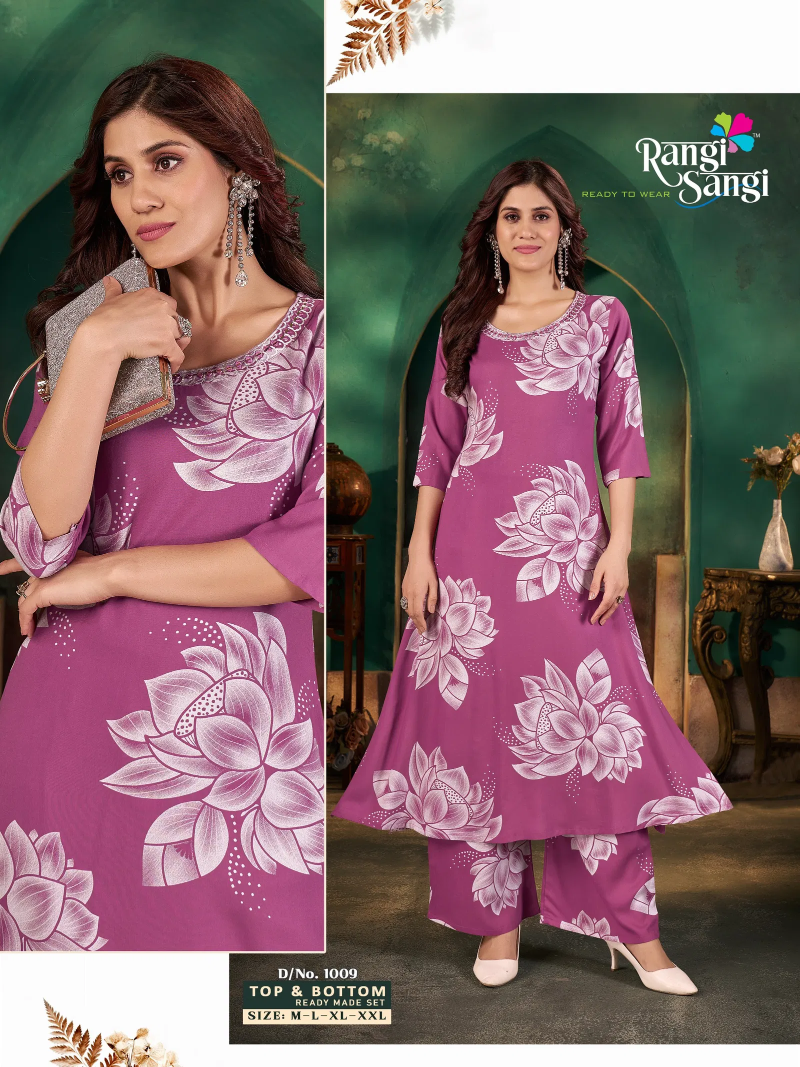 Rangi Sangi Co Ord Sets Long Outfits Rayon Printed Exporters In India